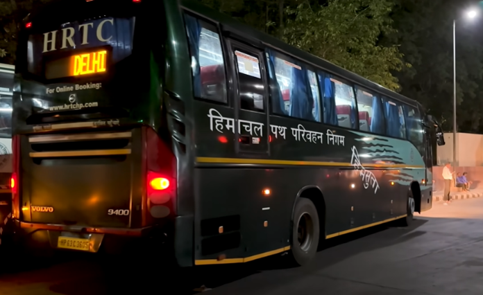 Himachal_pradesh_volvo_Bus_Himsuta