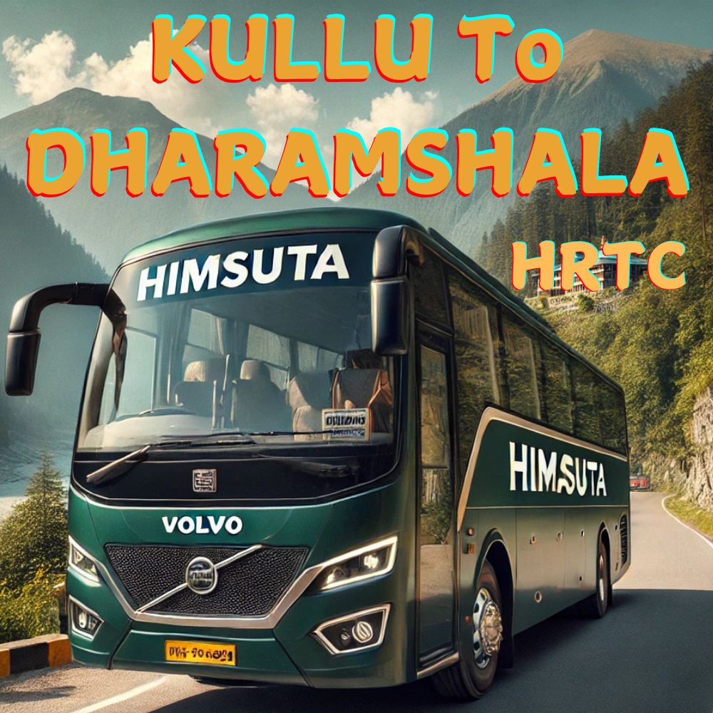 Kullu to Dharamshala HRTC Bus Timings: A Complete Guide for 2025 1 a bus on a road