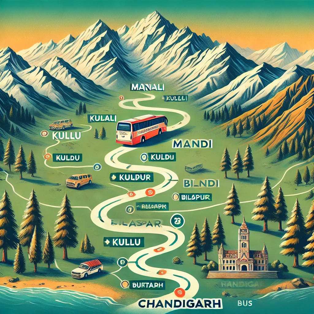 Manali to Chandigarh HRTC Bus Time Table: A Complete Guide for 2025 2 MANALI_TO_CHANDIGARH_OVERVIEW_HRTCHuB
