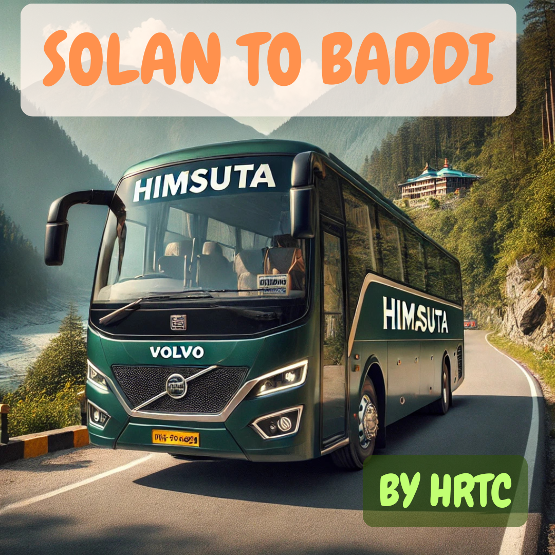 Solan to Baddi HRTC Bus Time Table By HRTCHuB